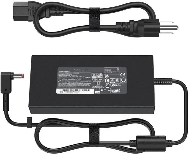 Main image of 230W Charger Compatible with Acer Predator Helios Nitro | 19.5V 11.8A AC Adapter. Fits 5 14-17, 300 500, Triton, ConceptD, Neo. Replaces PH315 AN515 AN517 5.5x1.7mm tip