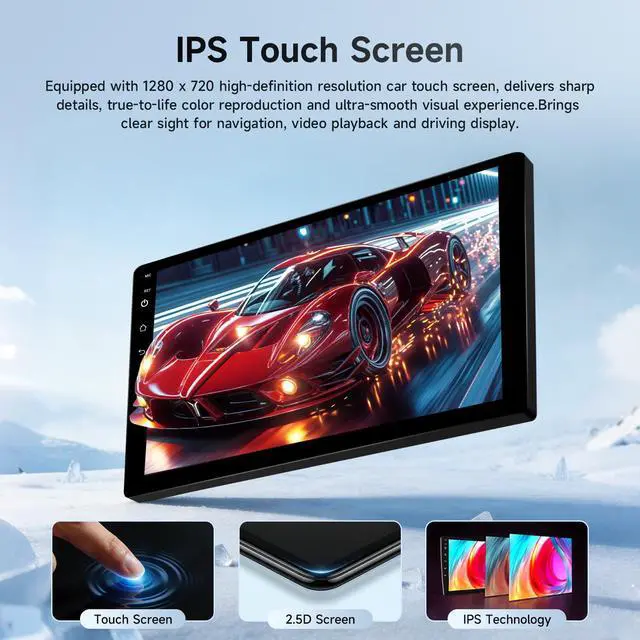 Alt view image 7 of 7 - Linux Car Stereo for Honda Civic 2006 to 2011 Radio | 10.1'' IPS Screen Fast Boot Radio for Civic Car Play with Wireless Carplay Android Auto SWC FM Bluetooth Backup Camera