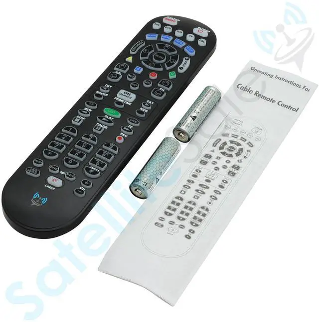 Alt view image 4 of 5 - Remote Control Replacement UR5U-8780L Clikr5 Compatible with Spectrum/Charter Cable Set-Top Boxes, TVs, and Audio Devices - Matte Black ABS Plastic RC with Batteries Included
