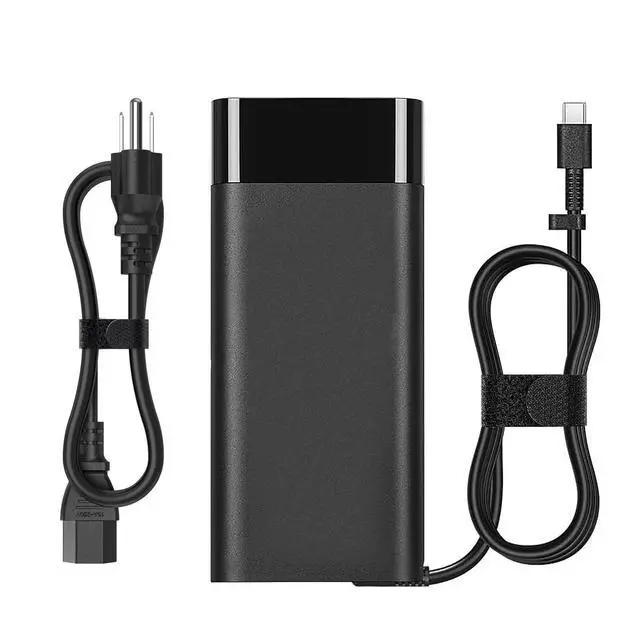 Alt view image 2 of 7 - 90W USB-C Charger Compatible with HP Spectre Envy x360 | 20V 4.5A Type-C Adapter. Fits EliteBook 1040, ZBook x2, 14-17. Replaces 904144-850 ADP-90FE L45440-003 2LN85AA