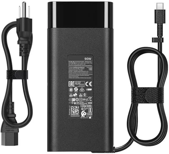 Main image of 90W USB-C Charger Compatible with HP Spectre Envy x360 | 20V 4.5A Type-C Adapter. Fits EliteBook 1040, ZBook x2, 14-17. Replaces 904144-850 ADP-90FE L45440-003 2LN85AA