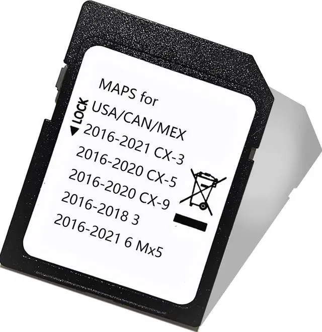 Main image of Latest Navigation SD Card, Compatible with:(2016-21)-Cx3. (2016-20)-Cx5. (2016-20)-Cx9. (2016-22)-Mx5. (2016-18)-3. (2016-22)-6