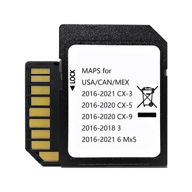 Alt view image 6 of 6 - Latest Navigation SD Card, Compatible with:(2016-21)-Cx3. (2016-20)-Cx5. (2016-20)-Cx9. (2016-22)-Mx5. (2016-18)-3. (2016-22)-6