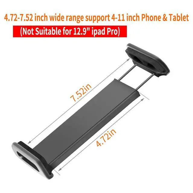 Alt view image 4 of 7 - 4-11 Inch Tablet Phone Front Holder Mount with Neck Lanyard for DJI Mavic Mini/Mini SE,Mavic 2 Pro/Zoom, DJI Mavic Air/Spark/Mavic Pro/Platinum Remote Control