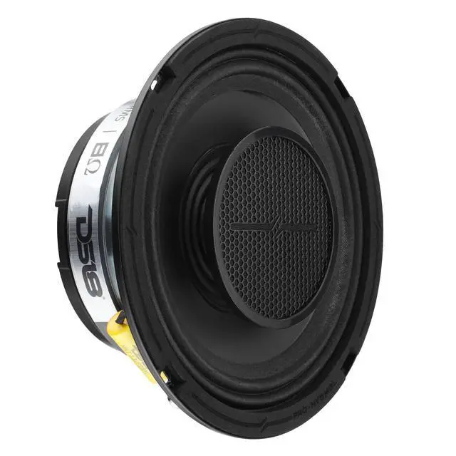 Alt view image 7 of 7 - PRO-HY6MSL 6.5" Shallow Hybrid Mid-Range Car Audio Loudspeaker with Built-in Driver and Grill Included 300W Max 150W RMS 8 Ohms (1 Speaker)