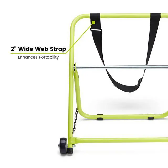 Alt view image 7 of 7 - trueCABLE Wire and Cable Caddy with Wheels and Pull Strap, Industrial Grade Steel Wire Dispenser, Holds Cable Reels Up to 20" Diameter and 100 lb Capacity