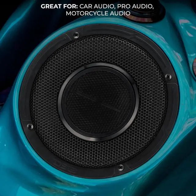 Alt view image 5 of 7 - PRO-HY6MSL 6.5" Shallow Hybrid Mid-Range Car Audio Loudspeaker with Built-in Driver and Grill Included 300W Max 150W RMS 8 Ohms (1 Speaker)