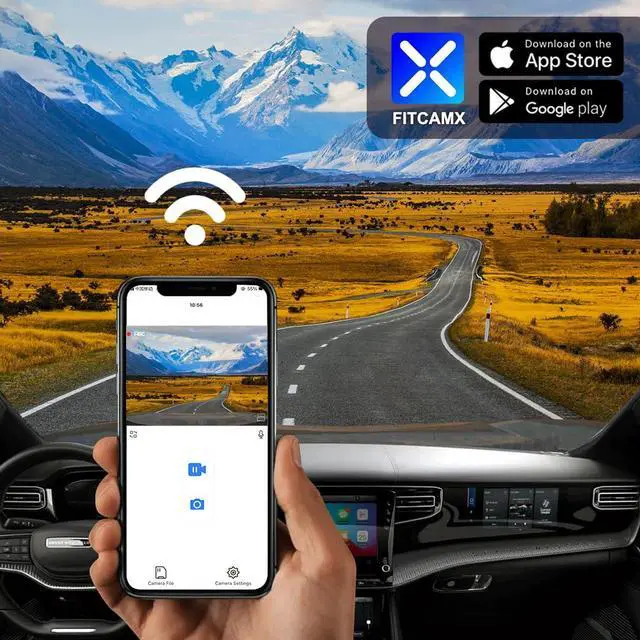 Alt view image 4 of 6 - 4K Dash Cam Suitable for Jeep Wagoneer 2022-2026 & Grand Wagoneer L S (HD2-D4150), Integrated OEM Look, UHD 2160P Video, Built-in WiFi & APP, Loop Recording, G-Sensor, Plug & Play, 64GB Card