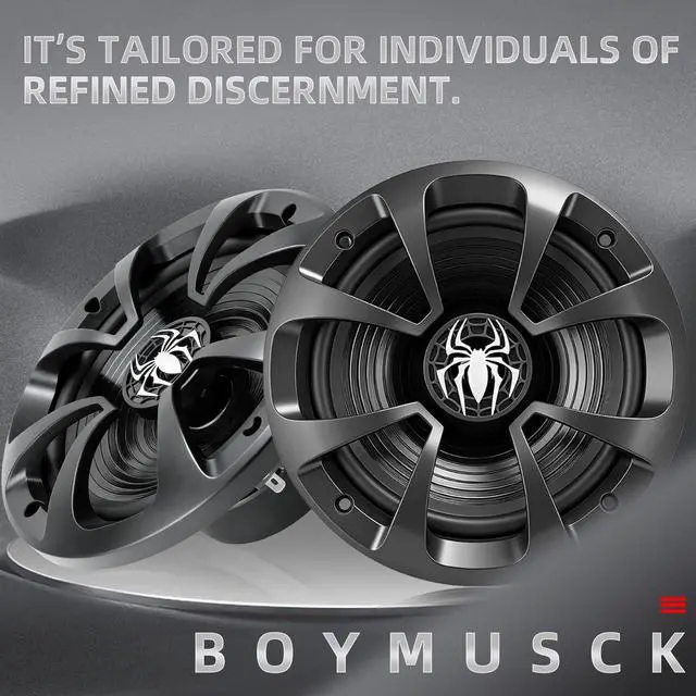Alt view image 5 of 7 - Upgraded 6.5" Coaxial Car Speakers, 800W Max 4 Ohm Car Audio Speakers High-end Silk Dome Tweeter, Plug & Play Installation, Durable Design - Pair
