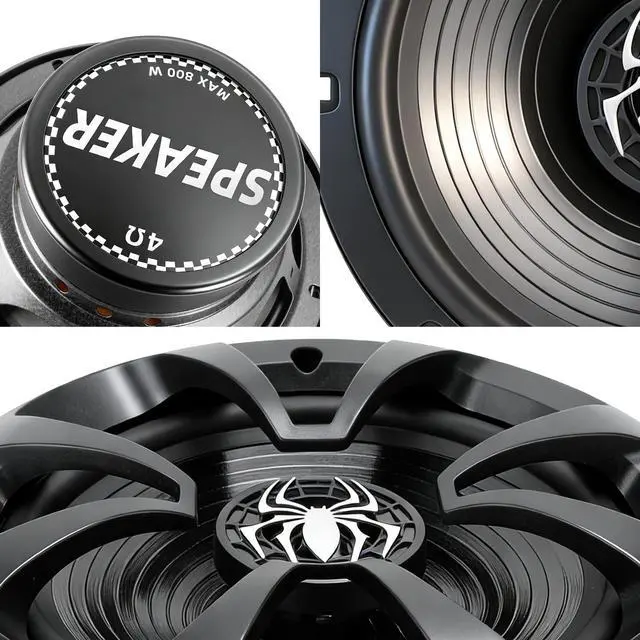 Alt view image 7 of 7 - Upgraded 6.5" Coaxial Car Speakers, 800W Max 4 Ohm Car Audio Speakers High-end Silk Dome Tweeter, Plug & Play Installation, Durable Design - Pair