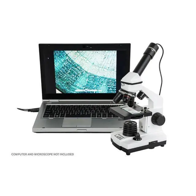 Alt view image 7 of 7 - 5MP Digital Microscope Imager for High-Resolution Imaging | Convert Your Microscope to Digital, 5MP Imaging, Capture Photos & Video, Fits Most Microscopes, USB Powered, Great for Labs