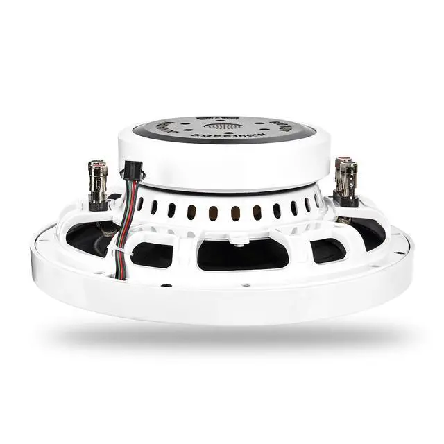 Alt view image 4 of 7 - BMSS10RW 800W Peak (400W RMS) 10" Shallow Marine Subwoofer with Multi-Color LED Lighting for Boats/ATV/UTV/SxS/Powersport