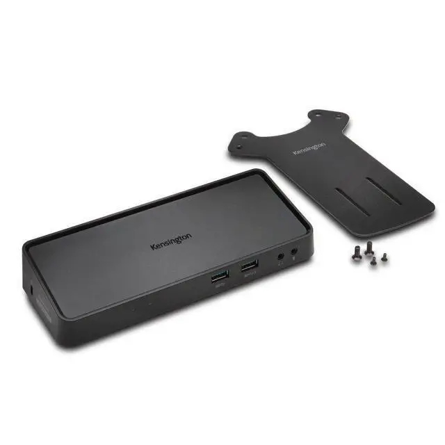 Alt view image 5 of 6 - USB 3.0 Dual Display Docking Station (K33997WW) Black | 4 USB 3.0 + 2 USB 2.0 ports, DP & HDMI dual 2K@60Hz, GbE, powers accessories only (not laptop), Mac requires USB-C adapter
