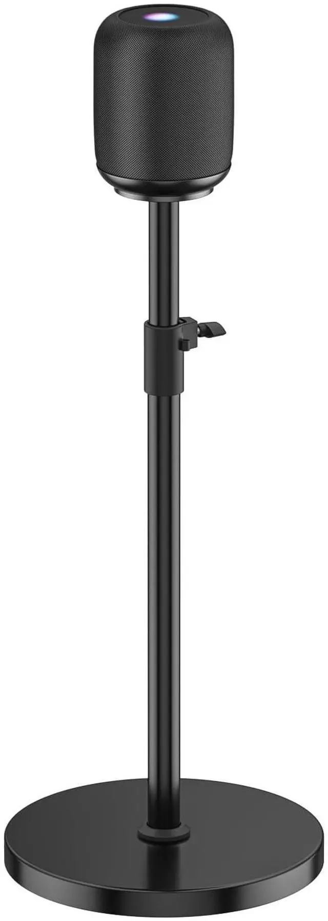 Main image of Height Adjustable Speaker Stand for Homepod 1 and Homepod 2 Stand Built-in Cable Management - Heavy-Duty Floor Speaker Stands for HomePod 1st and 2nd Generation Speakers Easy to Install, Black