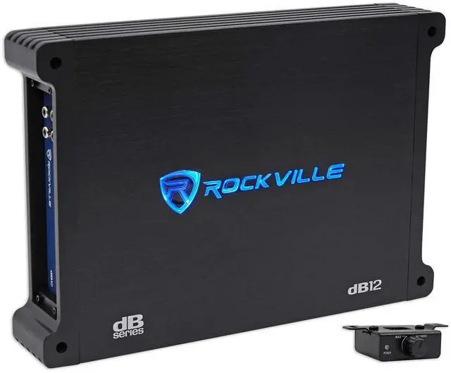 Main image of dB12 2000 Watt Peak/500w RMS Mono 2 Ohm Amplifier Car Amp, Bass Knob | Bass Knob, MOSFET Power Supply, Subsonic Filter, Low Pass Crossover, Bass EQ, Phase Control, Soft Start