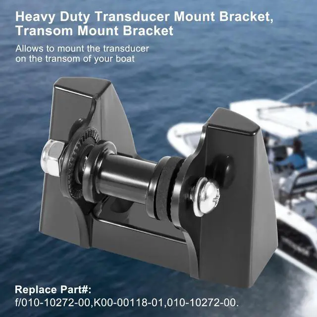 Alt view image 2 of 7 - 010-10272-00 Heavy Duty Transducer Mount Bracket,Transom Mount Bracket Compatible with Garmin Fishfinder,GPSMAP,GSD K00-00118-01