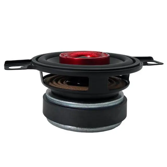 Alt view image 4 of 7 - XK2-106 2.75-Inch Coaxial 2-Way Speaker, 140W Max, 4 Ohms, Black Aluminum Dome Tweeter for Car Audio and Powersports (2 Speakers)