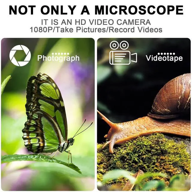 Alt view image 3 of 6 - 4K 3840x2160P Wireless Digital Microscope, Handheld HD USB Inspection Camera Endoscope 50x-1000x Magnification, Compatible with iPhone iPad Android Phone Tablet Windows Mac (with Stand)