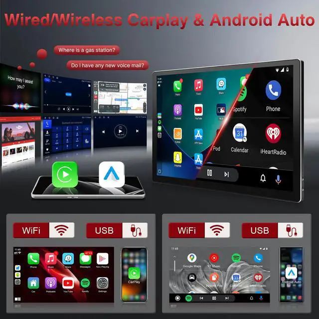 Alt view image 3 of 7 - Upgrade 13.1Inch Touch Screen for Toyota Tacoma 2005-2015 Stereo, Android 13 Car Radio for Tacoma with Wireless Carplay Android Auto Bluetooth WiFi GPS SWC FM + Backup Camera - 4G RAM 64G ROM