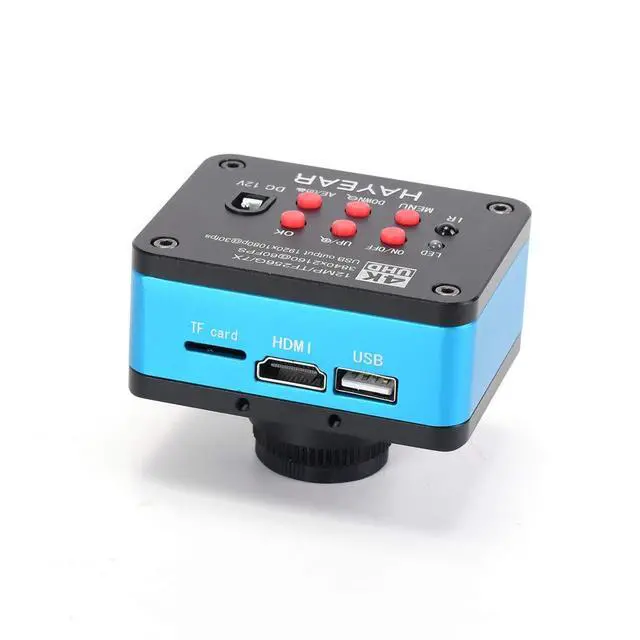 Alt view image 2 of 7 - 4K UDH 2160P 1080P HDMI USB Industrial Microscope Camera for Machine PCB Board CPU Repair SolderingPC Support Windows/Mac/Linux System