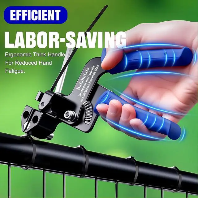 Alt view image 5 of 7 - 155pcs Heavy Duty 304 Stainless Steel Cable Tie Gun Kit | 150pcs(3 Sizes) Black Metal Zip Ties, Self-Locking, UV & Corrosion Resistant, for Fence, Exhaust Wrap, Chicken Coop, Farm Use