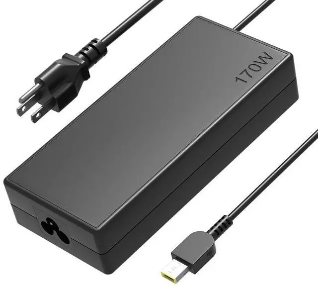 Main image of 170W AC Charger Compatible with Lenovo Thinkpad P1 P73 P72 P71 P70 P53 P52 P51 P50 W540 W541 P17 P16v P16 P15v T15p P15 T15g X1 Extreme Legion Slim 5 Y720 Y730 Y530 Laptop