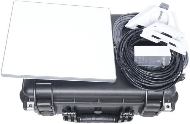 Alt view image 4 of 7 - Waterproof Hard Case Fits Starlink Mini Kit with Dual-Level Foam
