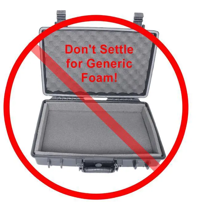 Alt view image 6 of 7 - Waterproof Hard Case Fits Starlink Mini Kit with Dual-Level Foam