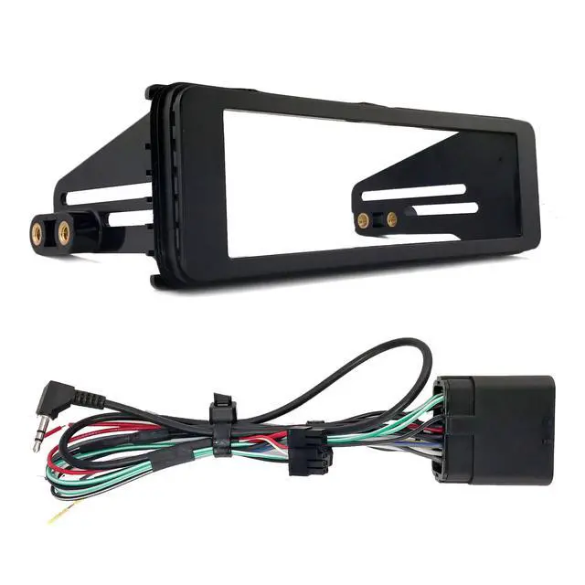 Alt view image 2 of 3 - JVC KD-T92MBS Single DIN Marine USB Bluetooth CD Stereo Receiver with Radio Installation Kit (Fits Select 1998-2013 Harley Davidson Motorcycles)