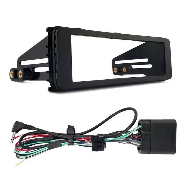 Alt view image 3 of 3 - JVC KD-T92MBS Single DIN Marine USB Bluetooth CD Stereo Receiver with Radio Installation Kit (Fits Select 1998-2013 Harley Davidson Motorcycles)