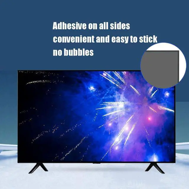 Alt view image 6 of 7 - 75 Inch Anti Glare TV Screen Film, TV Screen Protector Frosted Anti Glare Blue Light Dustproof Scratch Filter Film, New Protect Your Eyes, Reduce Eye Fatigue, 75Inch (1645 * 930mm)