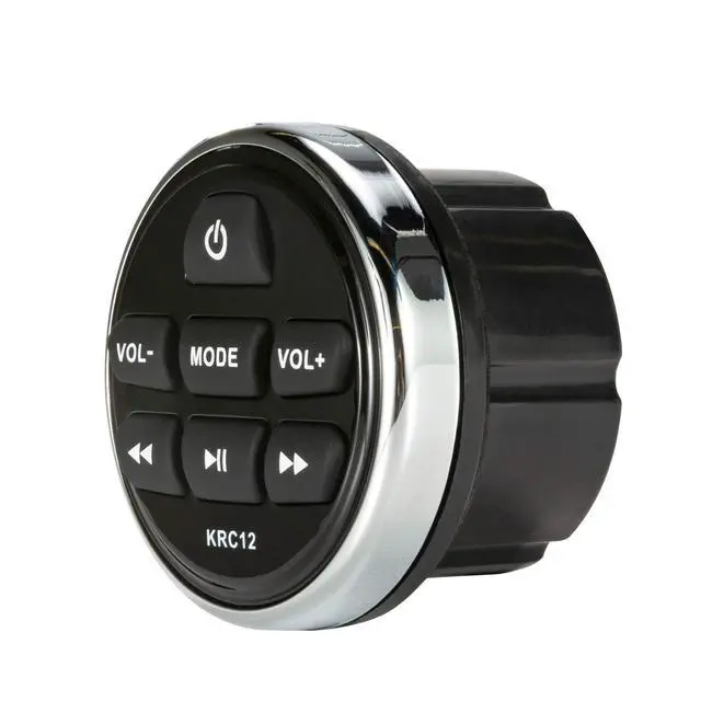 Alt view image 2 of 7 - 46KRC12 Marine Remote Control Commander for The KMC2, KMC3, KMC4 & KMC5 | Wired boat radio commander, helm or dash mount audio adjustment, works with KMC media centers, easy plug-in install