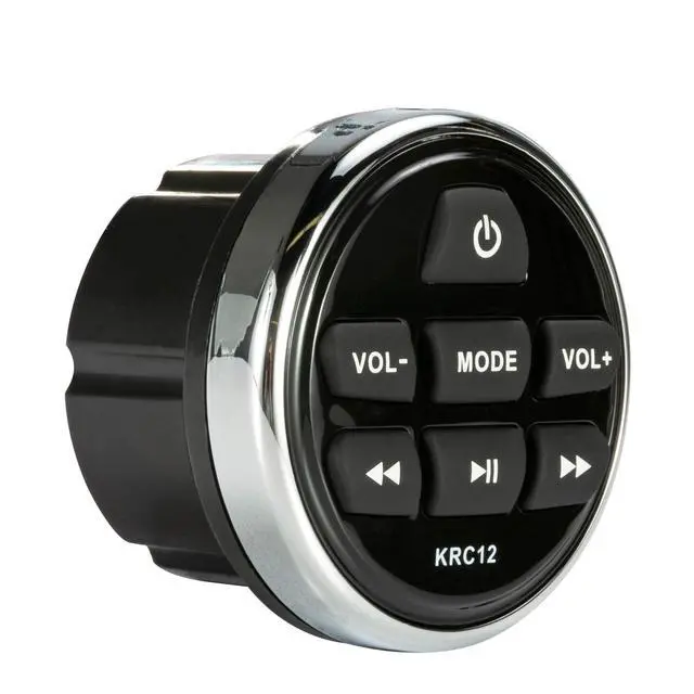 Alt view image 3 of 7 - 46KRC12 Marine Remote Control Commander for The KMC2, KMC3, KMC4 & KMC5 | Wired boat radio commander, helm or dash mount audio adjustment, works with KMC media centers, easy plug-in install