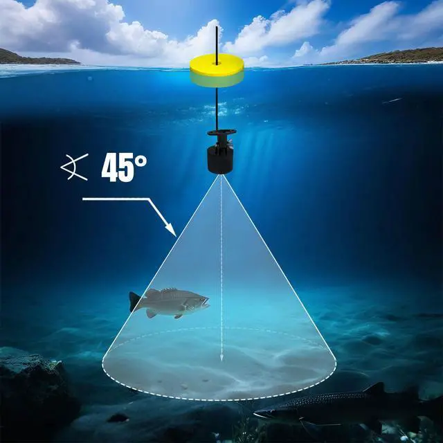 Alt view image 4 of 6 - Portable Wired Fish Finder Ice Kayak Fishing Gear Water Depth Finder Handheld Fishfinder LCD Display Sonar Transducer