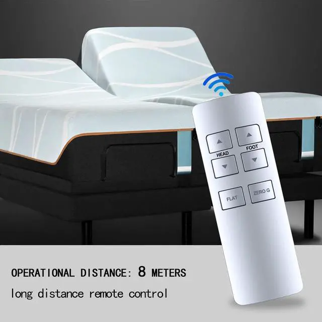 Alt view image 6 of 7 - RF358C Replacement Remote Control for Ease 1.0, for Tempur-Pedic Ease 2.0 Adjustable Beds
