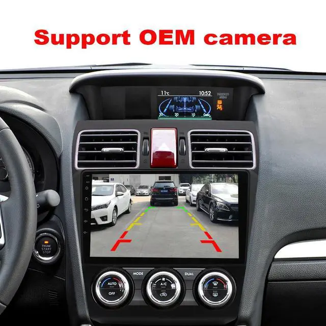 Alt view image 3 of 6 - QLED Screen 8-Core CPU Radio Upgrade for Subaru Crosstrek 2015 2016 2017, CarPlay Android Auto Ready,Steering Wheel Control