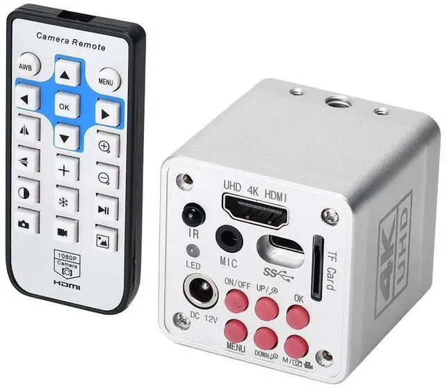 Main image of 4K Digital Microscope Camera with IMX334 Sensor, 41MP, USB Type C, HDMI, Multicolor, 1/125 High Speed Exposure Time for PCB Repair