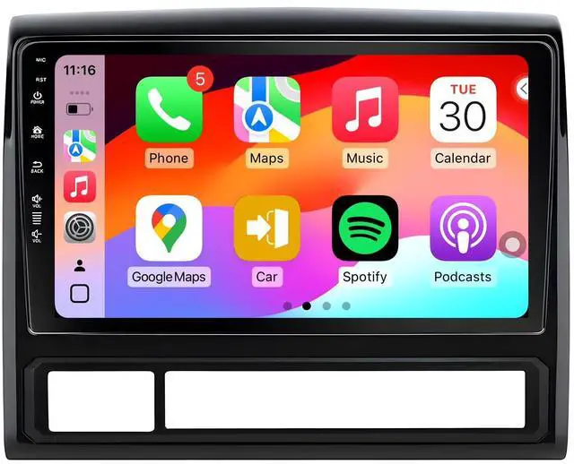 Main image of Car Radio Stereo for Toyota Tacoma 2005-2015, Android 13/IPS Touch Screen/Wireless Carplay/Android Auto/Bluetooth/GPS Navigation/WiFi/5G/HD Back-up Camera/SWC/FM (2+64)