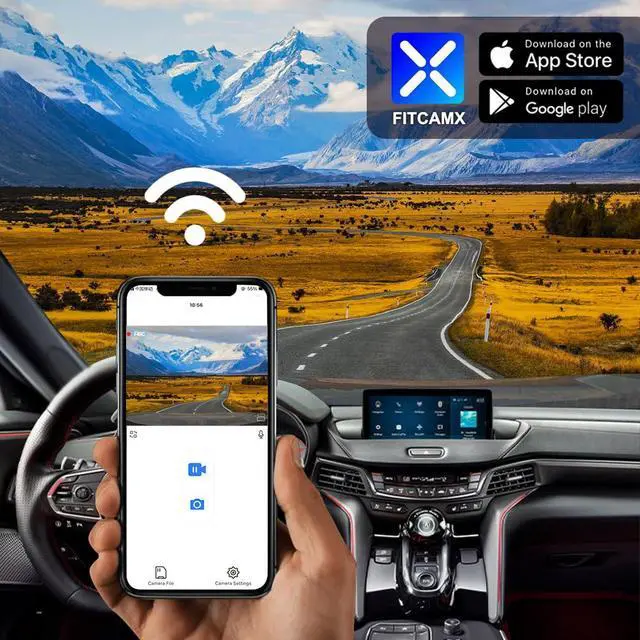 Alt view image 4 of 5 - 4K Dash Cam Suitable for Acura TLX & TLX Type S 2021 2022 2023, OEM Factory Look, 2160P UHD Video, Built-in WiFi & APP, Loop Recording, G-Sensor, Night Vision, Plug & Play, 64GB Card