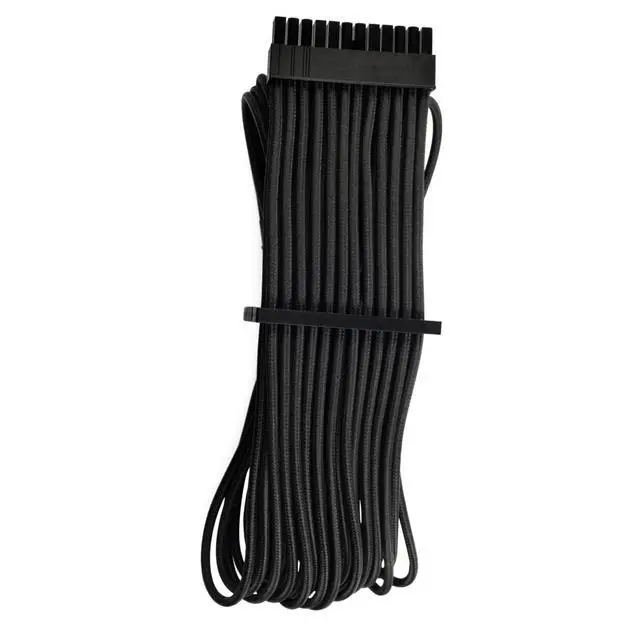 Alt view image 4 of 7 - Premium Individually Sleeved PSU Cables Starter Kit Black, for PSUs