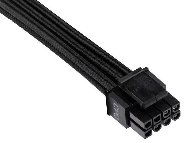 Alt view image 5 of 7 - Premium Individually Sleeved PSU Cables Starter Kit Black, for PSUs