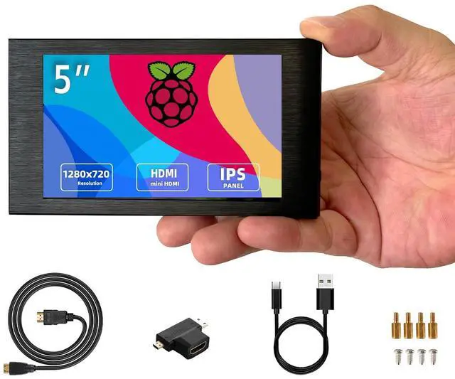 Main image of 5 inch IPS Small Hdmi Monitor 1280 * 720 Mini LCD Screen Portable Display Monitor
