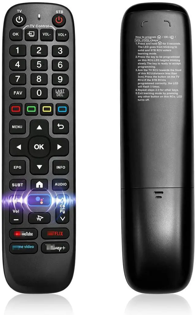 Main image of New Fit for Vseebox V6 Plus Remote Fit for vSeeBox V6plus Backlight Voice Remote Control,Fit for Vsee Box V5Pro,V3Plus/V3Pro,Intelligent Bluetooth Voice Remote