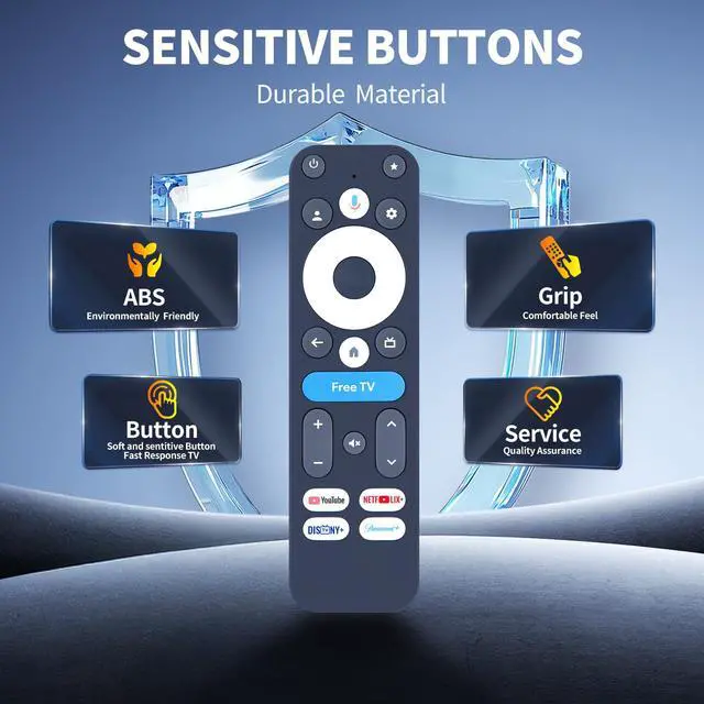 Alt view image 6 of 7 - Replacement Remote Control for Onn 4k Streaming Device 100135769 (2024), Compatible with Google TV 4K Pro/Plus Streaming Box, Voice Serach