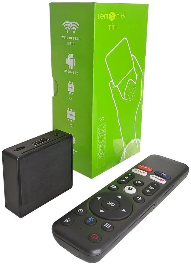 Main image of Android TV Box 2026 H618 4K Ultra HD Streaming Device for TV | 2GB RAM + 16GB ROM, Smart TV Box with Voice Remote, BT 5.4, USB 2.0, HDR 10, 2.4G & 5G WiFi 6