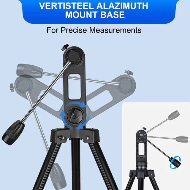 Alt view image 3 of 7 - Telescope for Adults, Professional High Powered 90mm Aperture 800mm Refractor Telescopes for Astronomy Beginners with AZ Mount Tripod & Phone Adapter