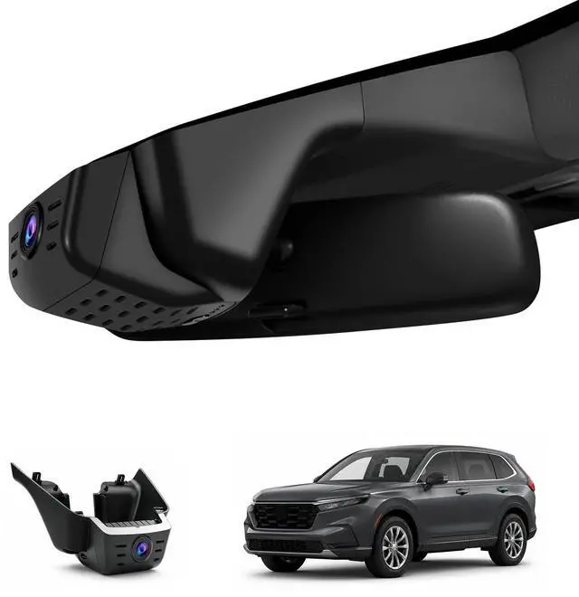 Main image of 4K Dash Cam for Honda CRV 2023 2024 2025 2026 (Black) | Integrated OEM Look Dashcam with 128GB Card,App&WiFi,Loop Recording,Built-in G-sensor,Collision Detection,24H Parking Monitor