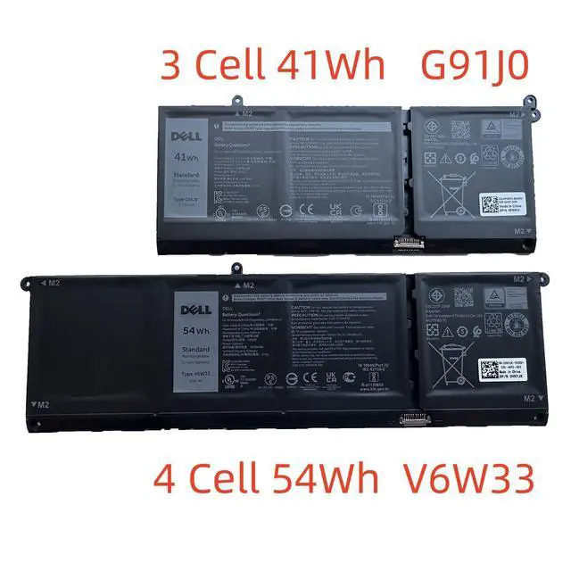 Alt view image 2 of 7 - DELL V6W33 15V 54Wh 4-Cell Battery For Dell Latitude 3320 3330 3420 3520 3530 3445 5430 Vostro 3510 3511 3515 3520 3525 5310 5320 3420 3425 3430 3435 5410 5415 5510 5515 5620 5625 5630 5635 5640