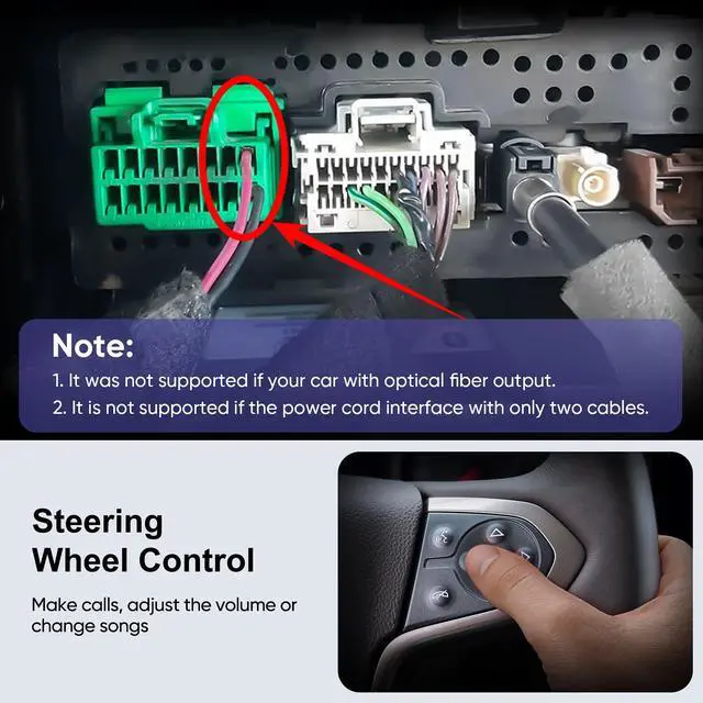 Alt view image 3 of 7 - Replacement Radio for Chevy Silverado GMC Sierra - Car Stereo Wireless Carplay Android Auto 2014-2018 QLED Touch Screen Radio Upgrade GPS Navigation Head Unit Knobs (Single Knob 4+64G)