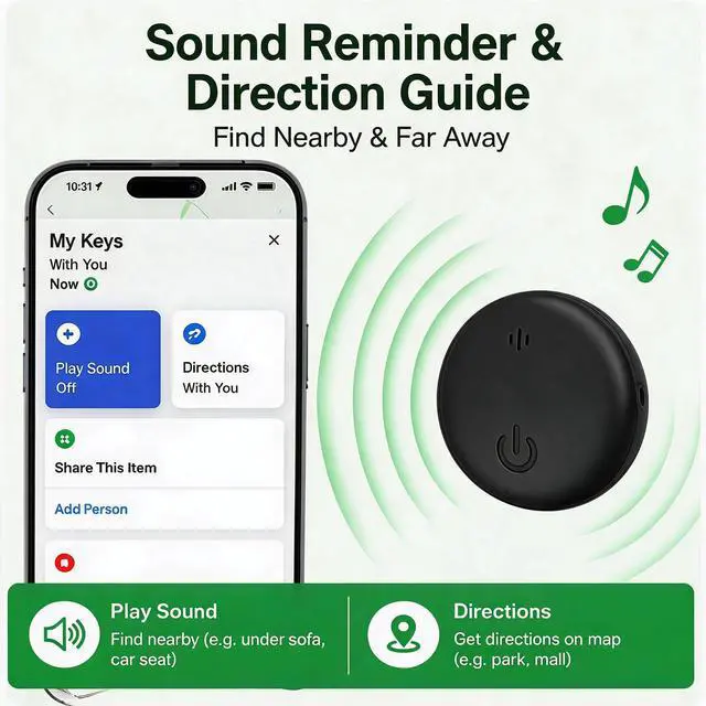 Alt view image 3 of 7 - Undetectable GPS Tracker for Vehicles - Real-Time TrackingNo Monthly Fee/No SIM CardApple MFi CertifiedWorks with iOS Find My | Mini Hidden Magnetic GPS LocatorIP68 WaterproofReliable Performance